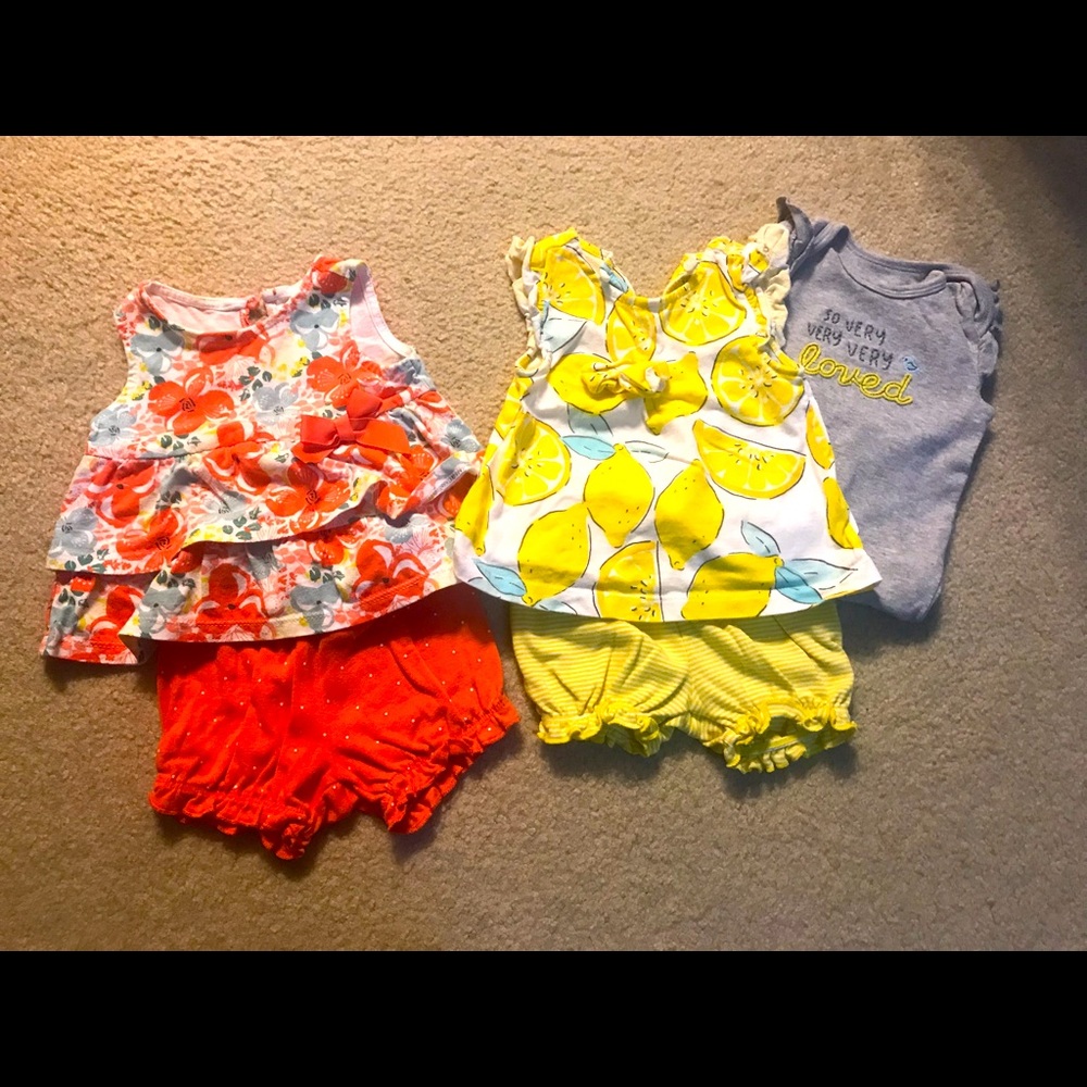 2-pack dresses for girls 3-6 months